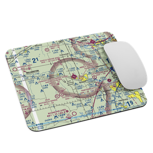 Livingston County Spencer J. Hardy Airport (OZW) VFR Sectional Mouse Pad