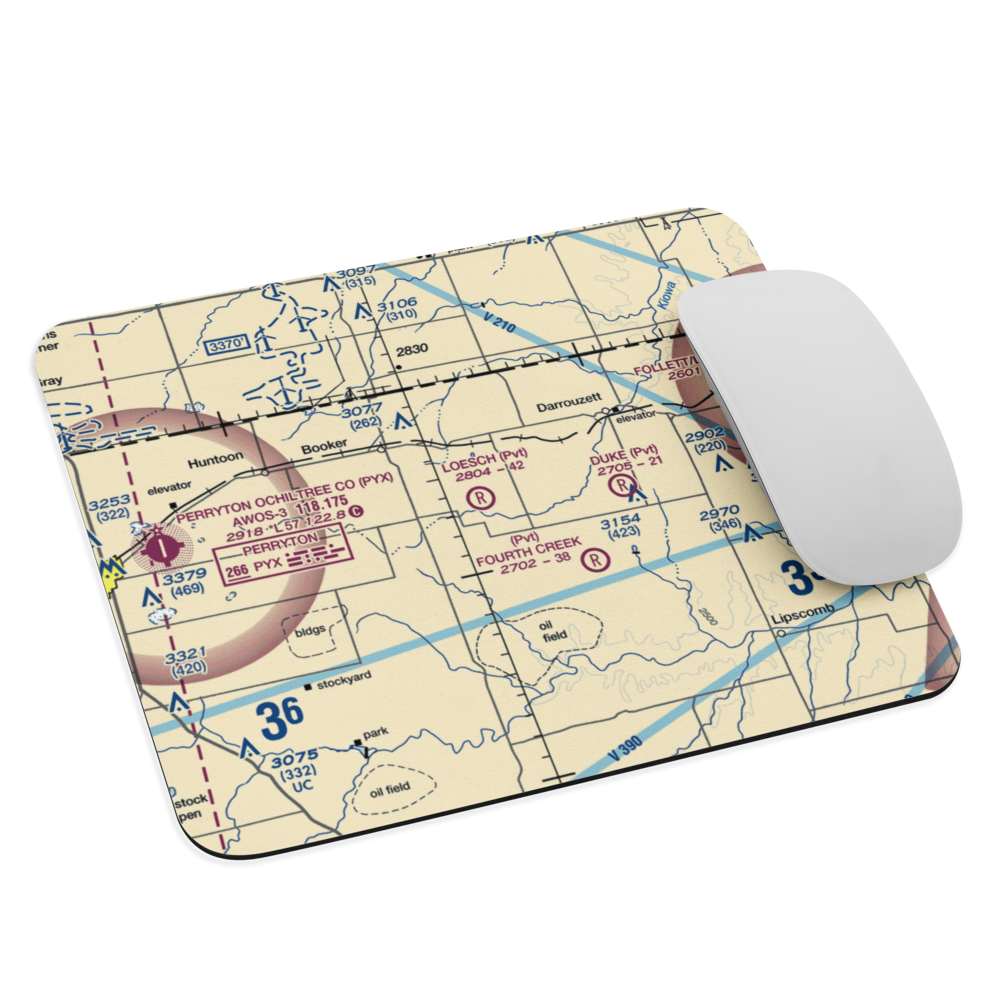 Loesch Ranch Airport (TS78) VFR Sectional Mouse Pad 