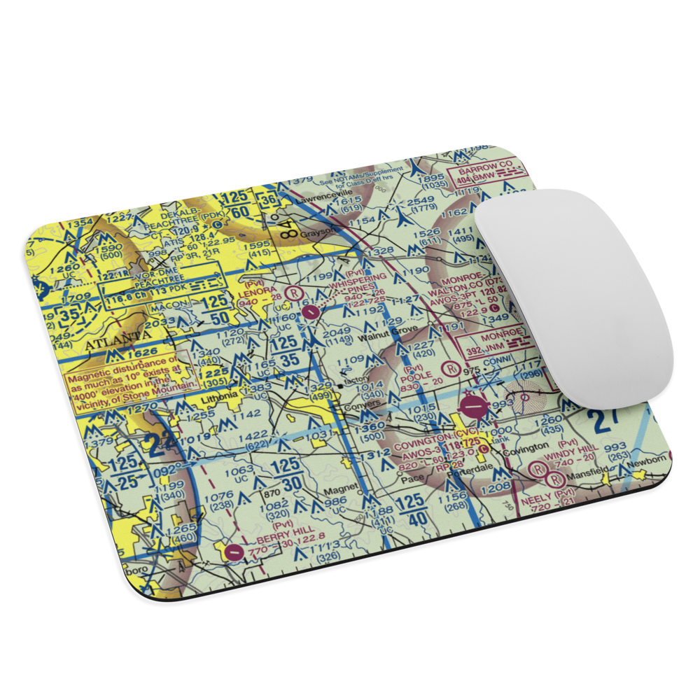 Lola Landing Airport (36GA) VFR Sectional Mouse Pad 