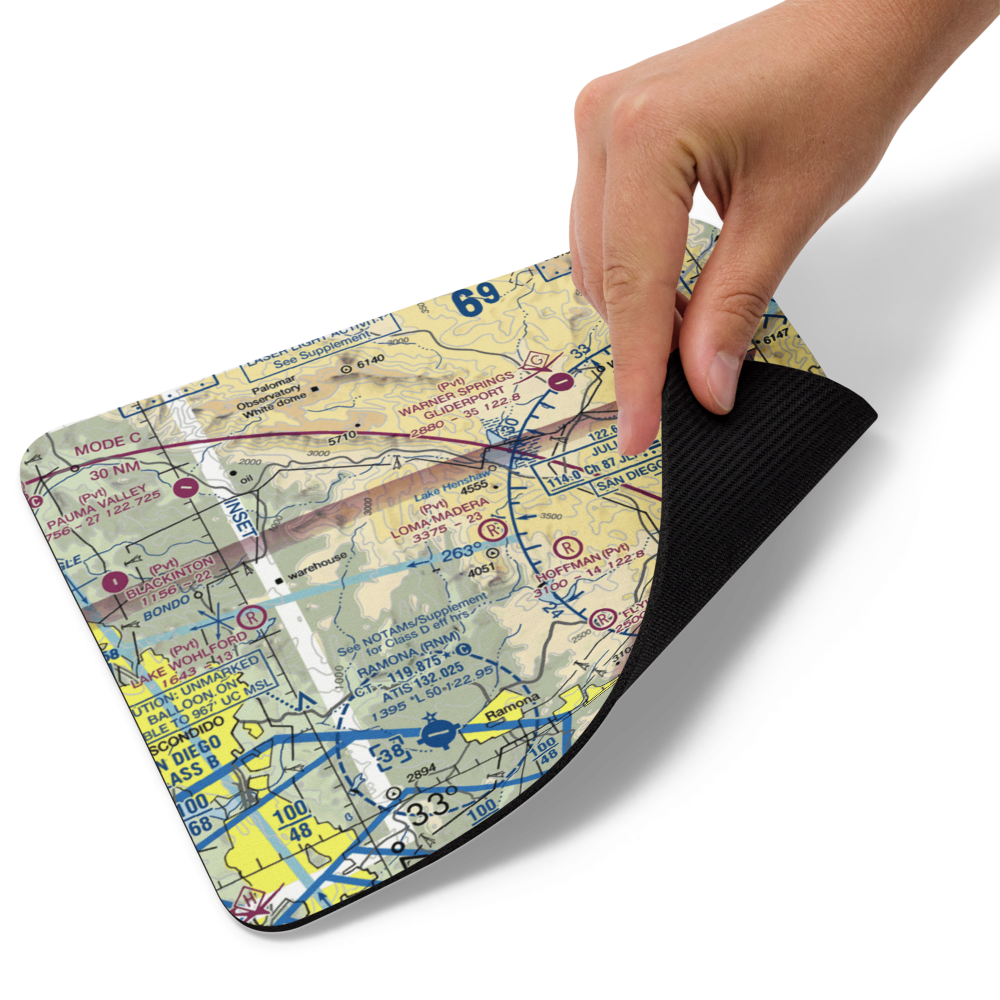 Loma Madera Ranch Airport (25CA) VFR Sectional Mouse Pad 