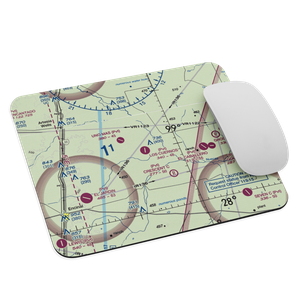 Los Cuernos Ranch Airport (XA08) VFR Sectional Mouse Pad