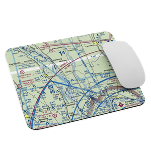 Low and Slow Airport (2IL6) VFR Sectional Mouse Pad