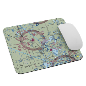 Lower Hay Lake Seaplane Base (0MN3) VFR Sectional Mouse Pad