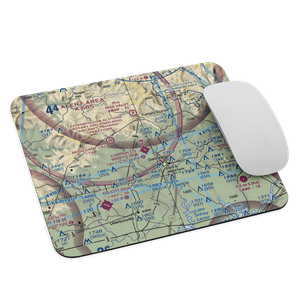 Lumpkin County Wimpys Airport (9A0) VFR Sectional Mouse Pad