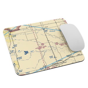 Lundgren Hereford Ranch Airport (9KS6) VFR Sectional Mouse Pad