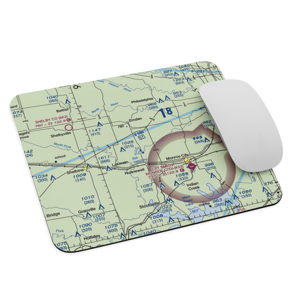 Lyell Airport (MO04) VFR Sectional Mouse Pad 