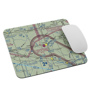 Lyons-Rice County Municipal Airport (LYO) VFR Sectional Mouse Pad