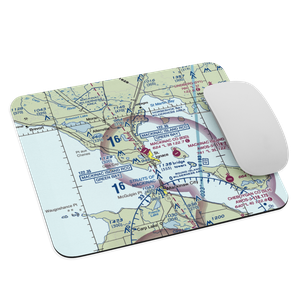 Mackinac County Airport (83D) VFR Sectional Mouse Pad