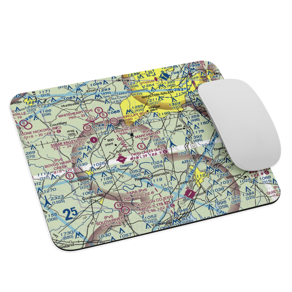 Marchmont Plantation Airpark (6NC8) VFR Sectional Mouse Pad 