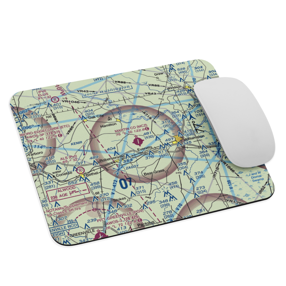 Martin County Airport (MCZ) VFR Sectional Mouse Pad 