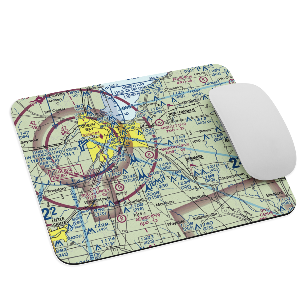 Martins Aerodrome (WI78) VFR Sectional Mouse Pad 
