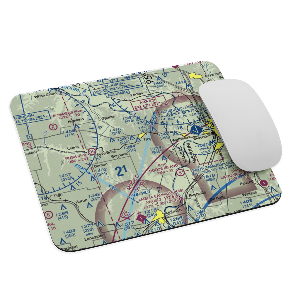Masters Field (61KS) VFR Sectional Mouse Pad 