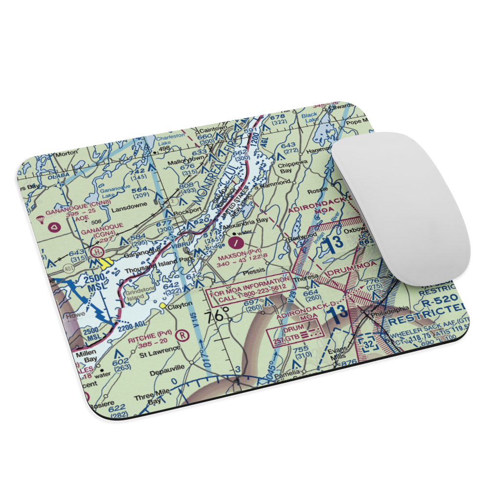 Maxson Airfield (AXB) VFR Sectional Mouse Pad 