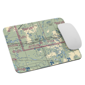 Mc Clusky Municipal Airport (7G2) VFR Sectional Mouse Pad