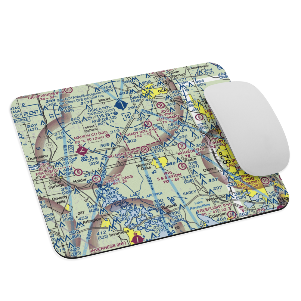 Mc Ginley Airport (FL61) VFR Sectional Mouse Pad 