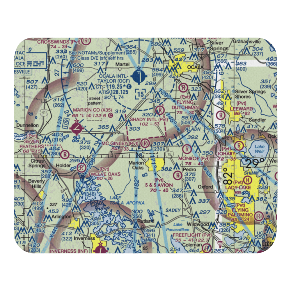 Mc Ginley Airport (FL61) VFR Sectional Mouse Pad 