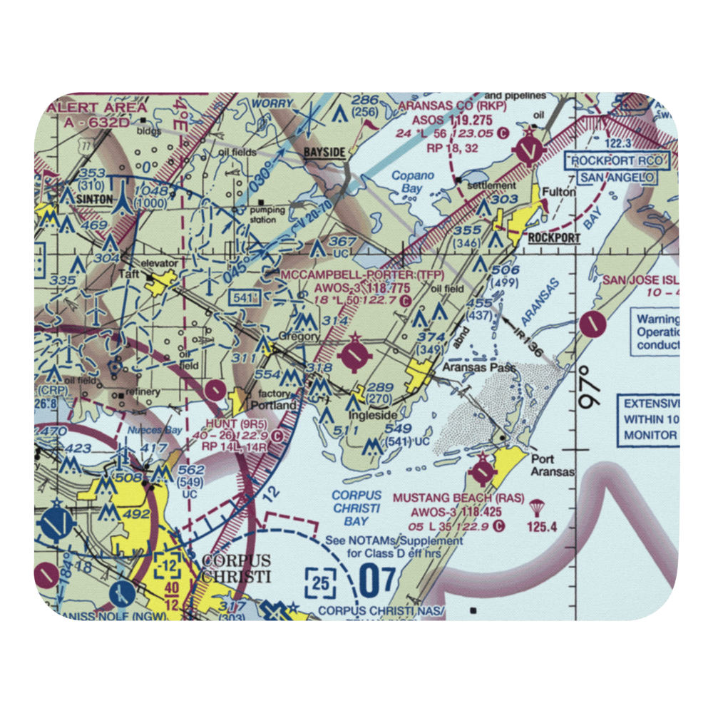 McCampbell-Porter Airport (TFP) VFR Sectional Mouse Pad 