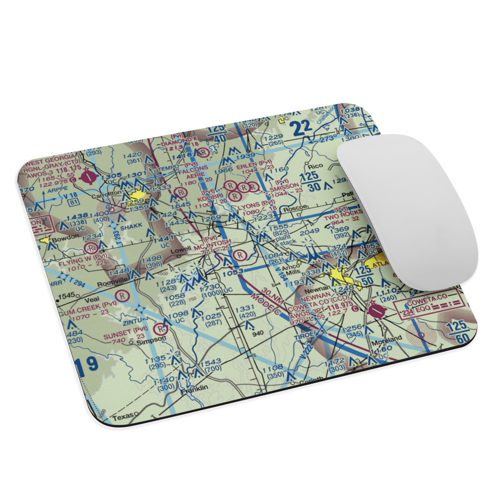 Mcintosh Field (95GA) VFR Sectional Mouse Pad 