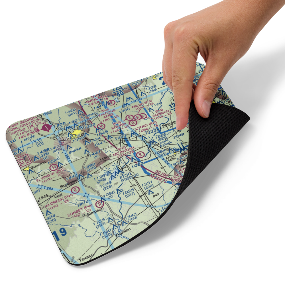 Mcintosh Field (95GA) VFR Sectional Mouse Pad 