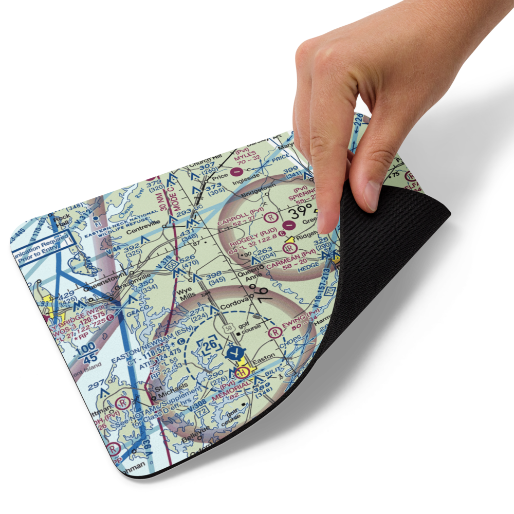 Meadow Brook Airport (MD09) VFR Sectional Mouse Pad 