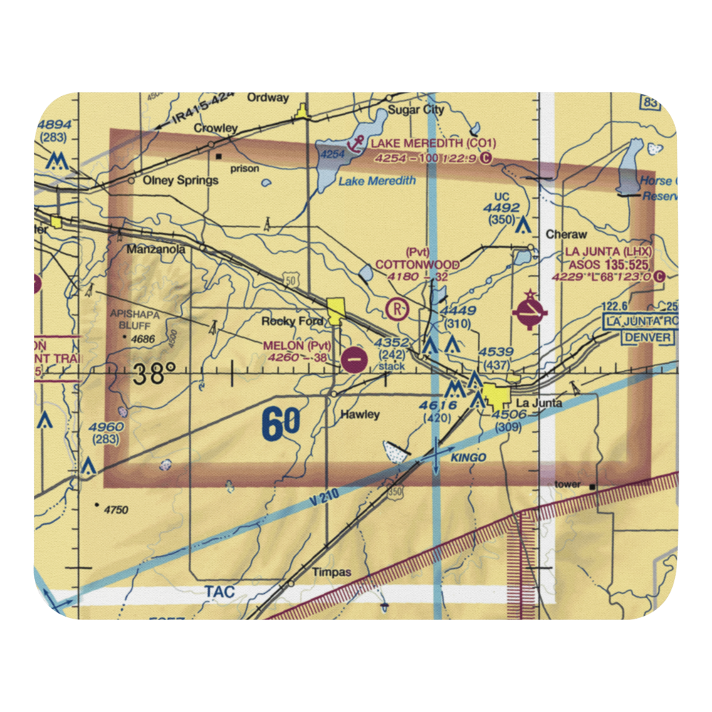 Melon Field (1CO5) VFR Sectional Mouse Pad 