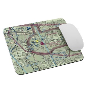 Mena Intermountain Municipal Airport (MEZ) VFR Sectional Mouse Pad