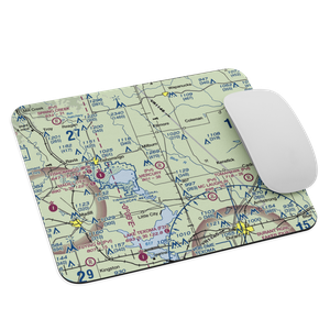 Mercury Ranch Airport (2OK1) VFR Sectional Mouse Pad