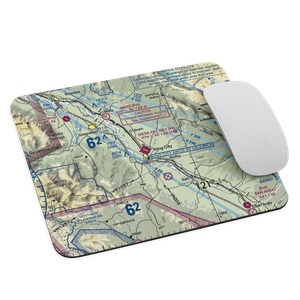 Mesa Del Rey Airport (KIC) VFR Sectional Mouse Pad