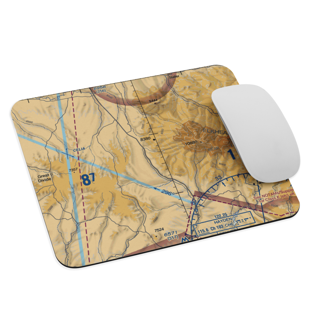 Mesa View Ranch Airport (5CO7) VFR Sectional Mouse Pad 