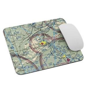 Middlesboro-Bell County Airport (1A6) VFR Sectional Mouse Pad