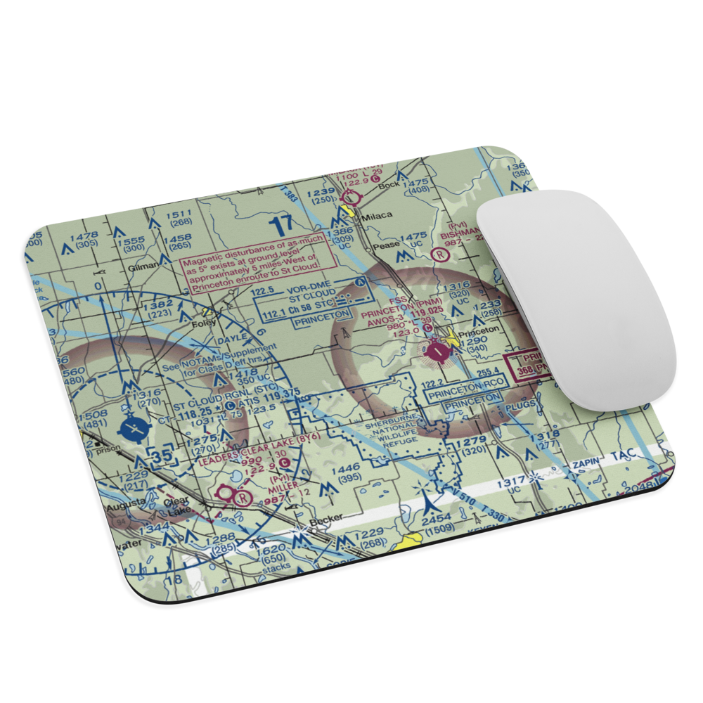 Minske Field (8MN6) VFR Sectional Mouse Pad 