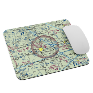 Monroe Municipal Airport (EFT) VFR Sectional Mouse Pad