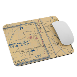Monte Prieto Ranch Airport (57NM) VFR Sectional Mouse Pad