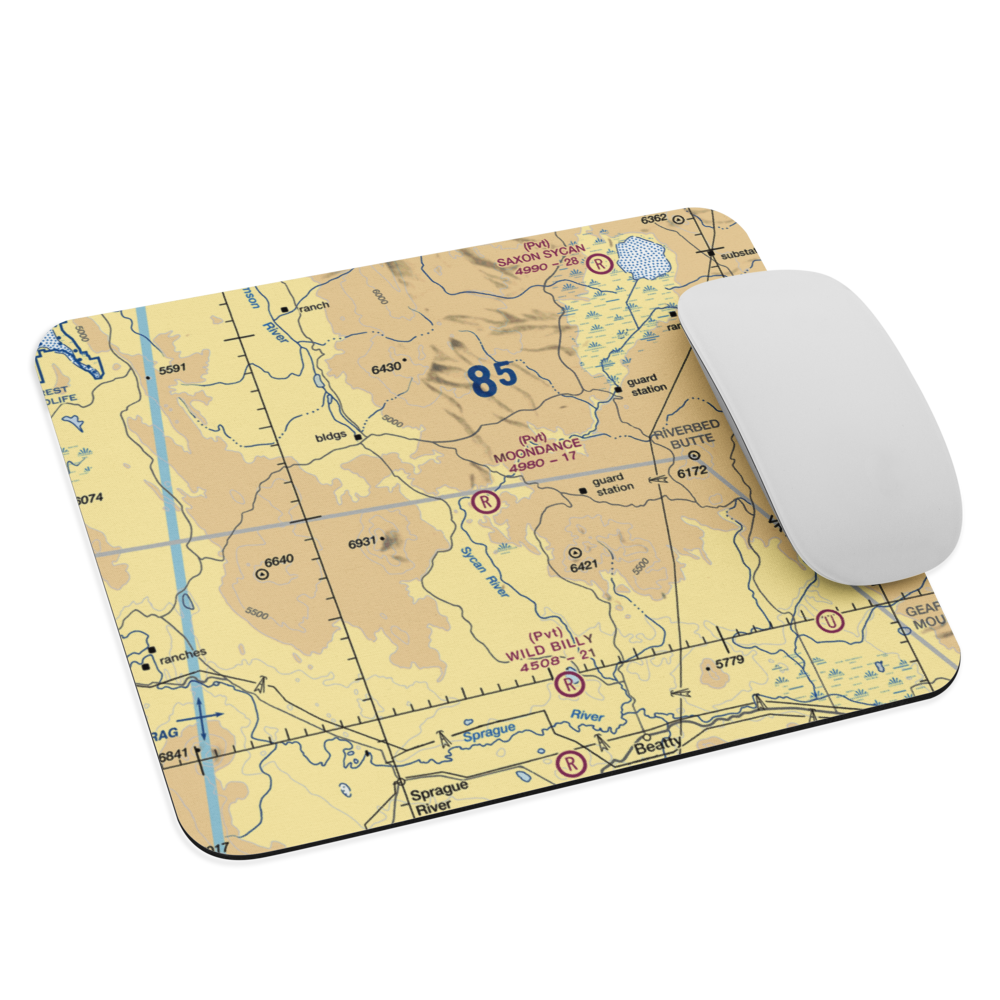 Moondance Ranch Airport (87OR) VFR Sectional Mouse Pad 