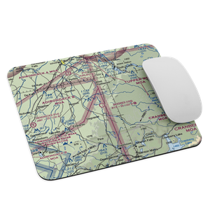 Moores Airport (1E8) VFR Sectional Mouse Pad
