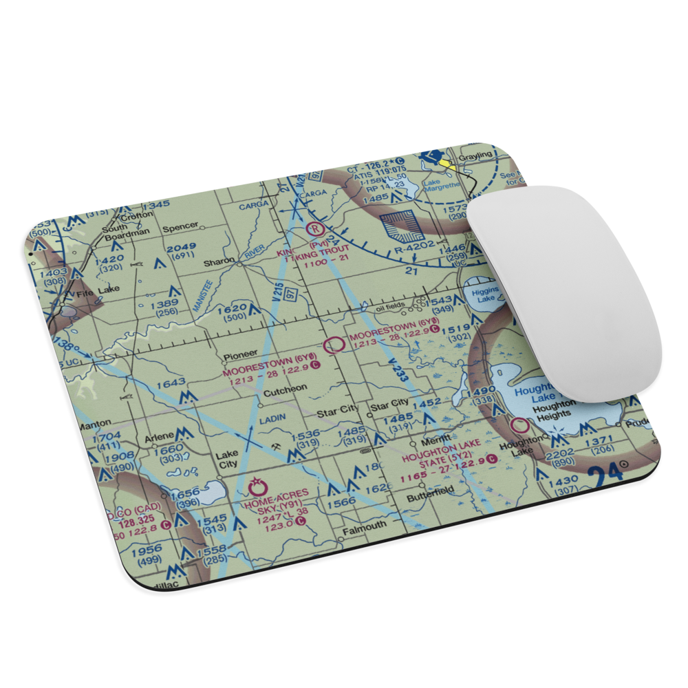 Moorestown Airpark (6Y0) VFR Sectional Mouse Pad 