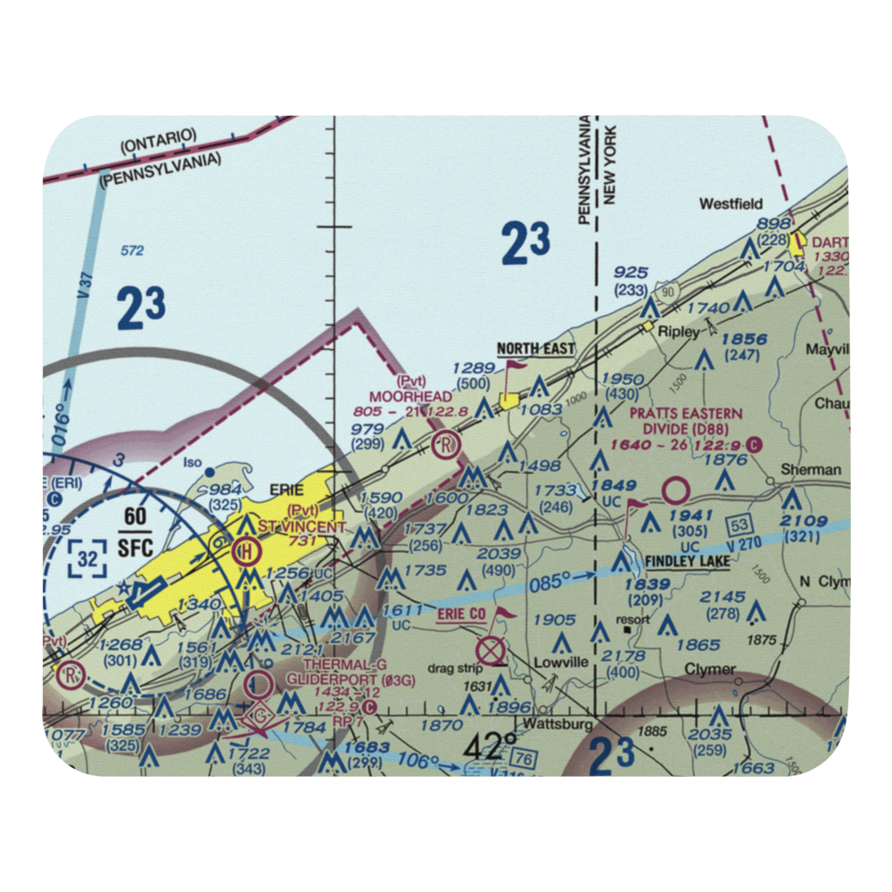 Moorhead Airpark LLC (PN40) VFR Sectional Mouse Pad 