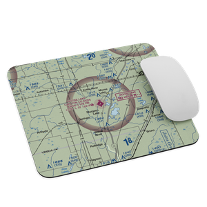 Moose Lake Carlton County Airport (MZH) VFR Sectional Mouse Pad