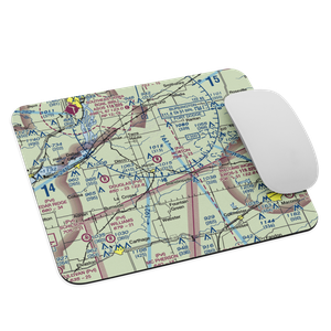 Morton Airport (IS55) VFR Sectional Mouse Pad