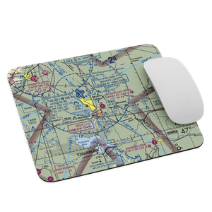 Moses Lake Municipal Airport (W20) VFR Sectional Mouse Pad