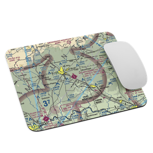 Mount Airy Surry County Airport (MWK) VFR Sectional Mouse Pad