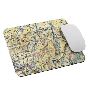 Mountain Air Airport (2NC0) VFR Sectional Mouse Pad