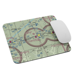 Mountain Grove Memorial Airport (1MO) VFR Sectional Mouse Pad