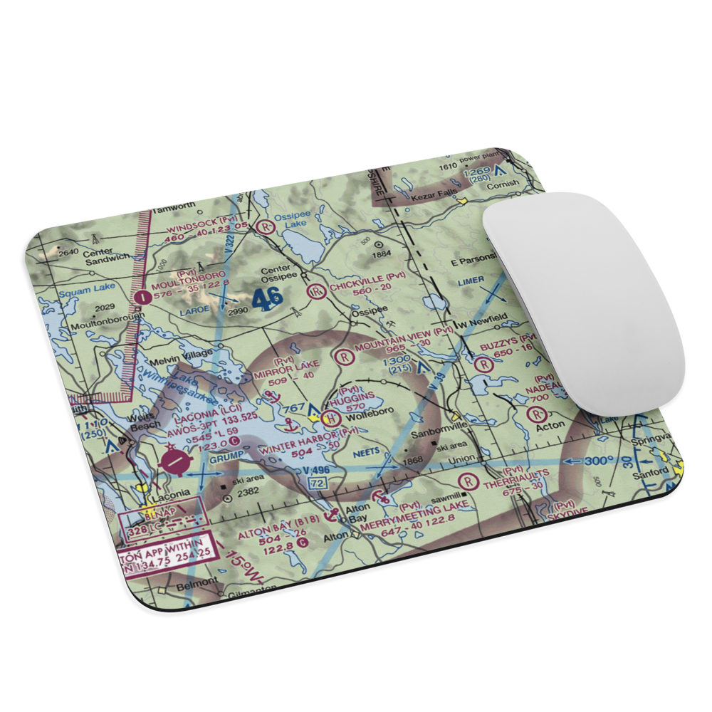 Mountain View Field (NH31) VFR Sectional Mouse Pad 
