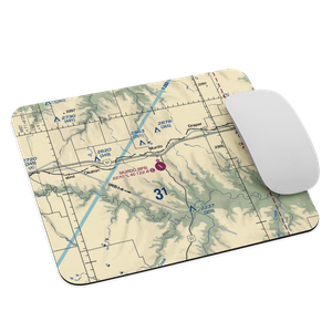 Murdo Municipal Airport (8F6) VFR Sectional Mouse Pad