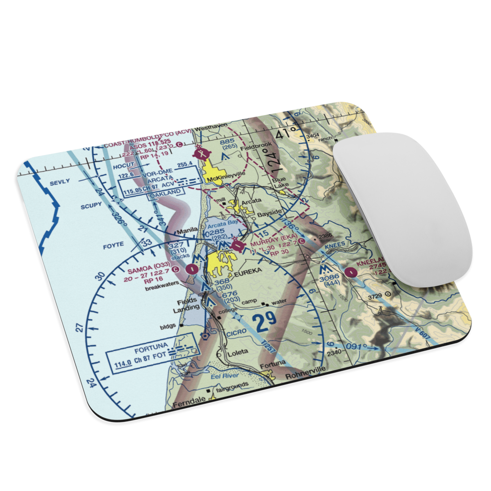 Murray Field (EKA) VFR Sectional Mouse Pad 
