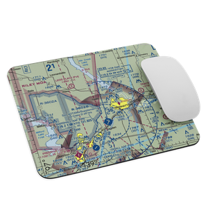 N & N Airport (49KS) VFR Sectional Mouse Pad