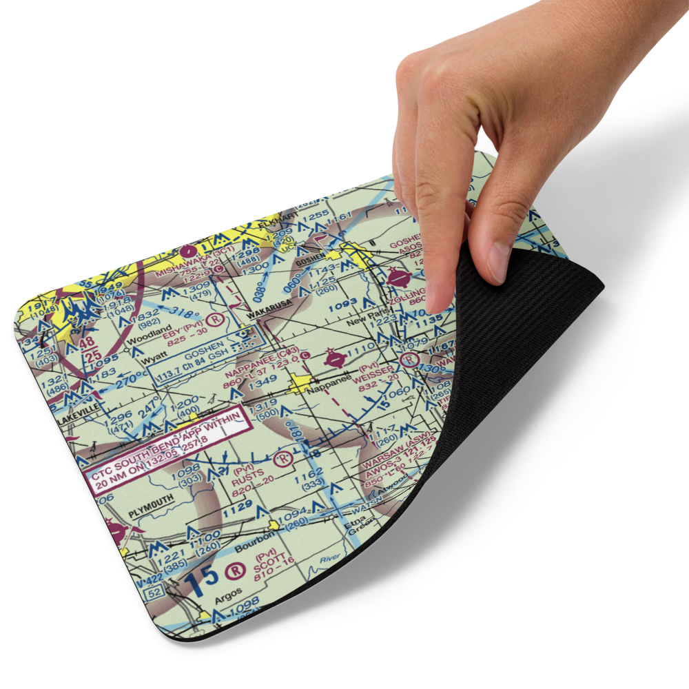 Nappanee Municipal Airport (C03) VFR Sectional Mouse Pad 