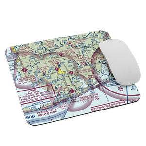 Naval Outlying Field Barin (NBJ) VFR Sectional Mouse Pad