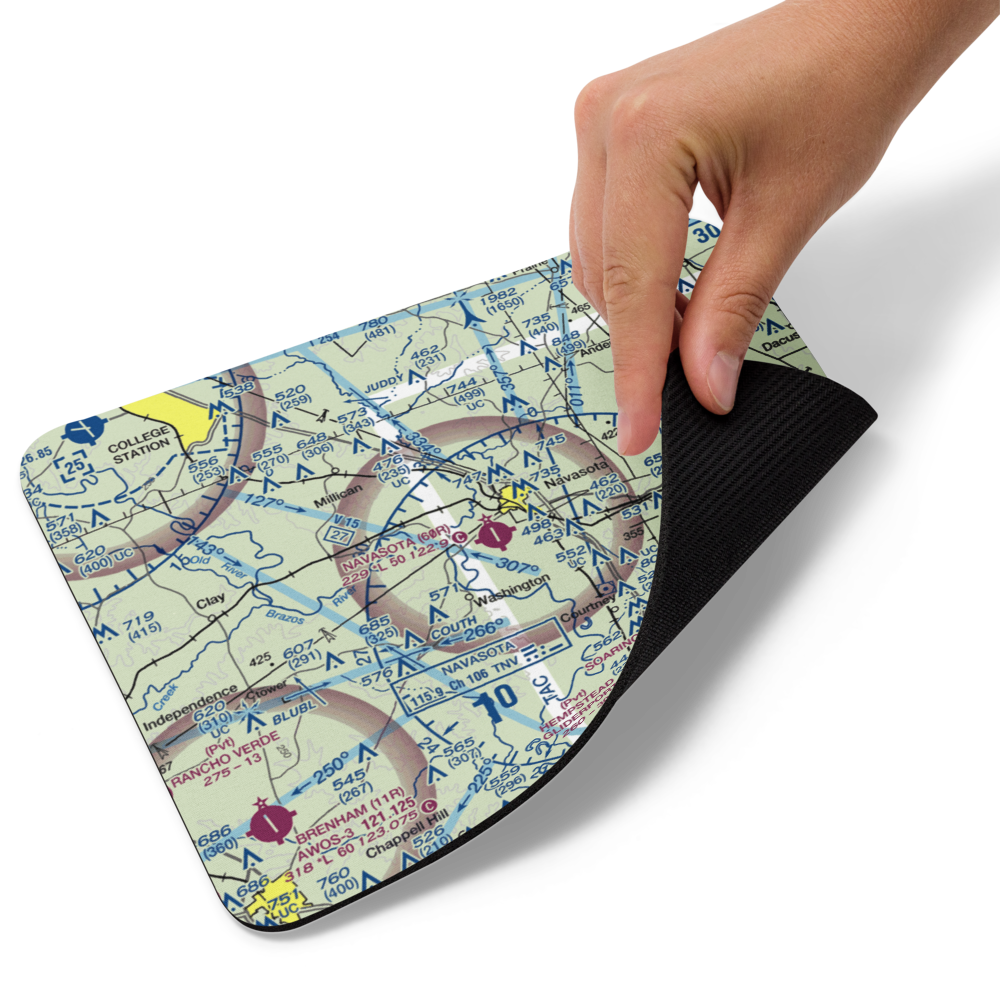 Navasota Municipal Airport (60R) VFR Sectional Mouse Pad 